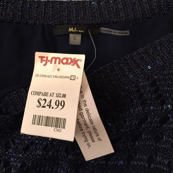 Sparkle blue sweater with Liner - Picture 5 of 6